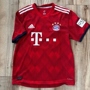 Adidas Kids Red Bayern Munich Soccer Jersey